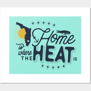 Home Is Where the Heat Is (dark) Posters and Art